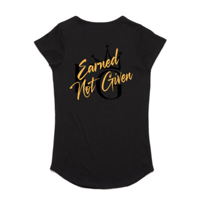 Womens Tee "Earned Not Given" Thumbnail