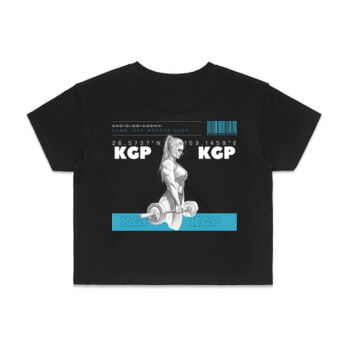 CROP: DAMN, SHE WORKED HARD (Dark / Azure) Thumbnail